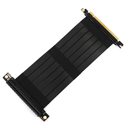 PCI-E Extension Cable: 16x PCIE Riser Cable 90 Degree 20cm – Front View