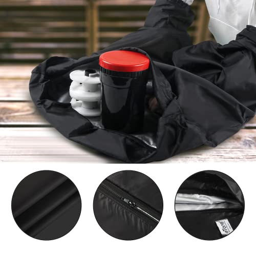 Darkroom Equipment eTone Film Changing Bag Camera Dedicated – Back View