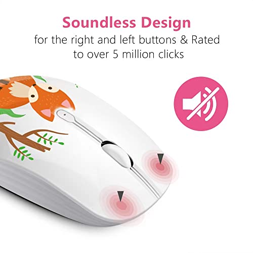 Juhoo Mouse: JUHOO Wireless Mouse Ergonomic Optical – Side View