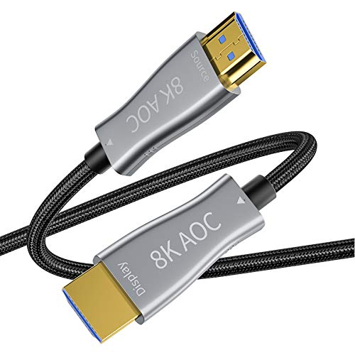 Aieloar Fiber Optical Cable: Aieloar 65ft High-Speed 48Gbps – Close-up Detail