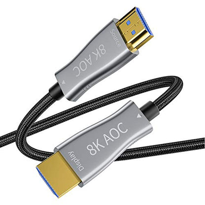 Aieloar Fiber Optical Cable: Aieloar 65ft High-Speed 48Gbps – Close-up Detail