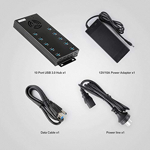 Hub Port: Sipolar 10-Port USB Hub 3.0 – Feature Highlight
