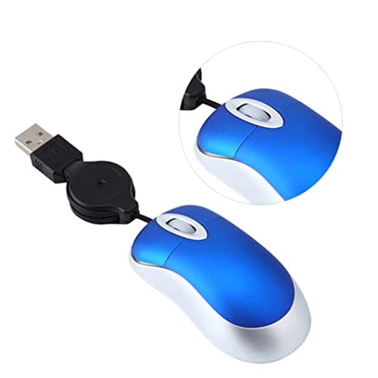 Mouse Wired: Hemobllo 3-Pcs Mini Mouse for Laptop – Back View