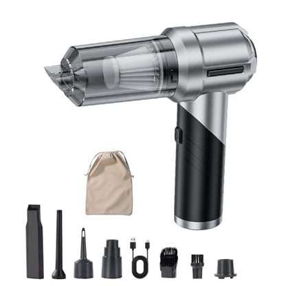Car Vacuum: Carsories 4-in-1 Foldable Handheld 18000PA – Front View