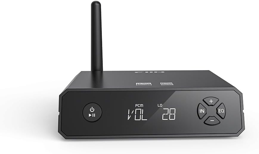 FiiO BR13 HiFi Bluetooth 5.1 Music Receiver Long Range – Front View