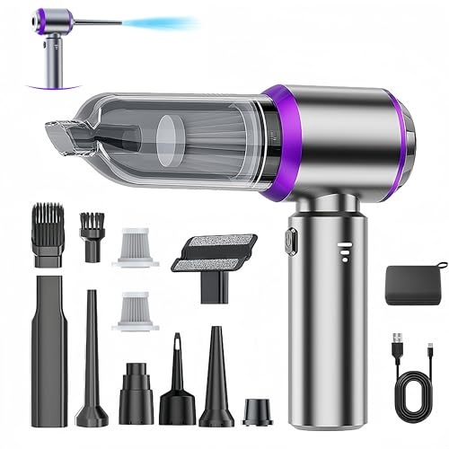 Vacuum Car: LYCVVVGS Handheld Car Vacuum Cleaner 21000PA – Front View