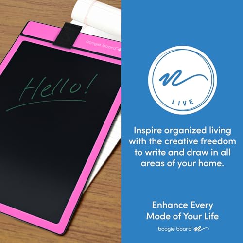 Writing Pad: Boogie Board Basics Reusable Digital Drawing – In Use