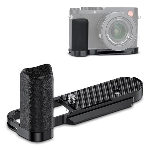 D-LUX8 Handgrip: L-Shape Bracket Handle for Leica D-LUX8 – Front View