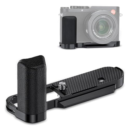 D-LUX8 Handgrip: L-Shape Bracket Handle for Leica D-LUX8 – Front View