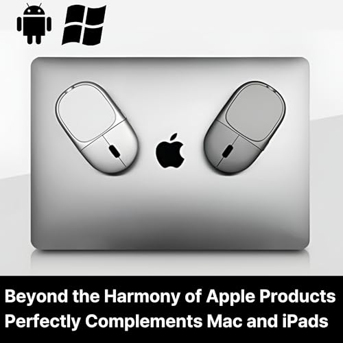 Ventaron Magnito Mouse: Premium Wireless Bluetooth Mouse – Back View
