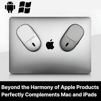 Ventaron Magnito Mouse: Premium Wireless Bluetooth Mouse – Back View