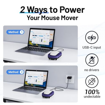HONKID Undetectable Mouse Mover Jiggler with ON/Off Switch – Close-up Detail