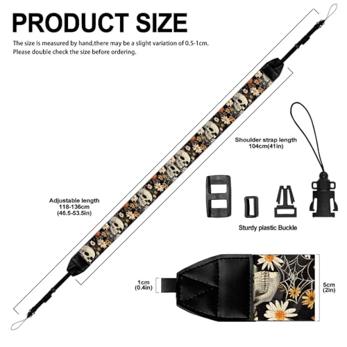 Kathyboom Skull Daisy Camera Straps for Photographers Quick – Back View