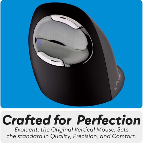 Mouse Vertical: Evoluent VMDS Vertical Mouse 4 Right-Hand – In Use