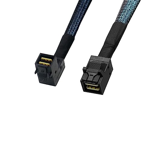Internal Mini-SAS Cable: Heretom 2PCS 36-pin SFF-8643 HD – Front View
