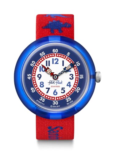 Flik Flak Boy Kids Watch: Biosourced Quartz Waterproof – Close-up Detail