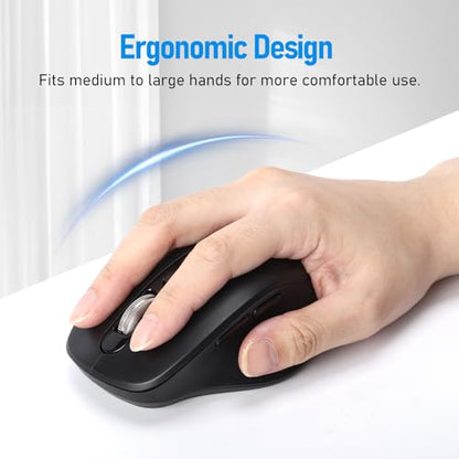 Bluetooth Infinmind: Infinmind Wireless Multi-Device Mouse – In Use