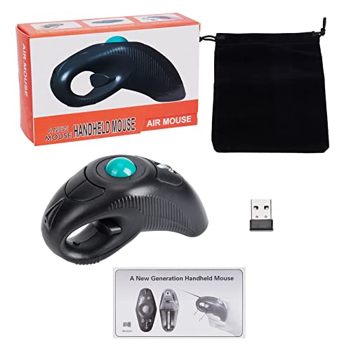 Welspo Handheld: Wireless USB Finger Trackball Mouse with – Size Reference