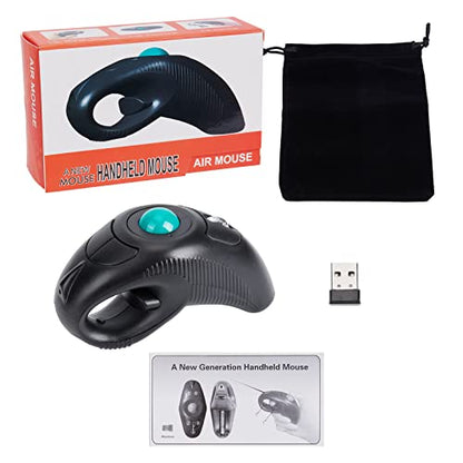 Welspo Handheld: Wireless USB Finger Trackball Mouse with – Size Reference