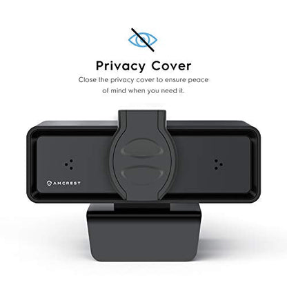 Amcrest 1080p: Amcrest AWC2198 Webcam with Microphone and – Close-up Detail