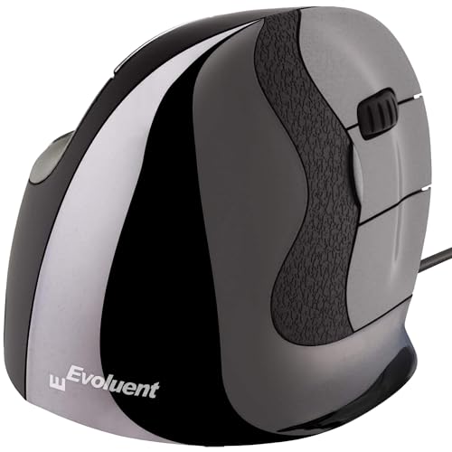 Mouse Vertical: Evoluent VMDL Vertical Mouse 4 Right-Hand – Front View