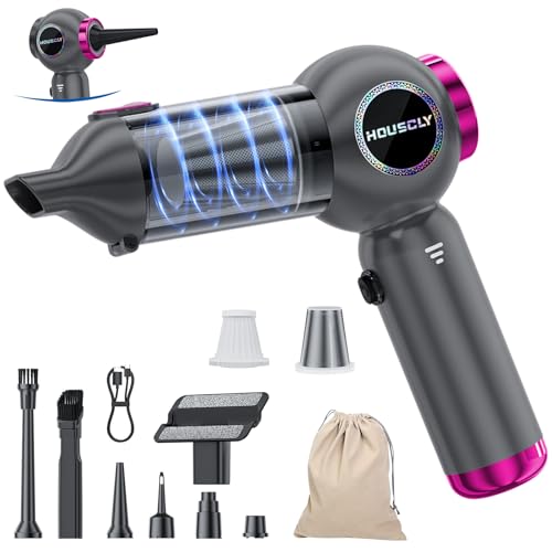 Handheld Car Vacuum: Portable Cordless 25000Pa High Power – Front View