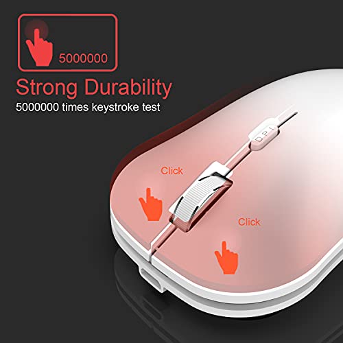Arteck Mouse: 2.4G Wireless Ergonomic Design – In Use