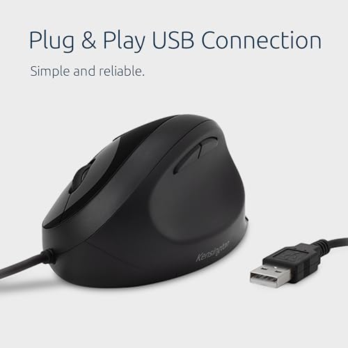 Kensington Pro Fit Ergonomic Wired Mouse – In Use