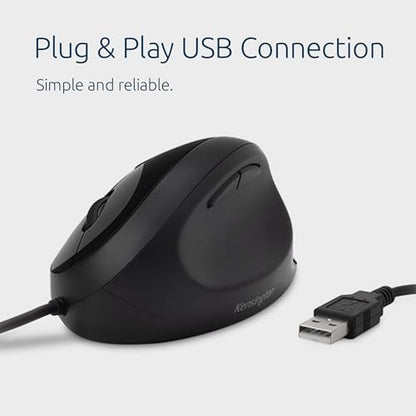 Kensington Pro Fit Ergonomic Wired Mouse – In Use