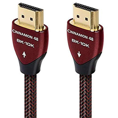 AudioQuest Cinnamon 48 0.75m 8K-10K 48Gbps HDMI Cable – Front View