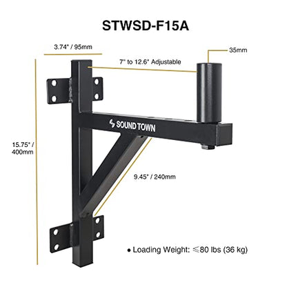 Speaker Sound: Sound Town STWSD-F15A Wall Mount Speaker – Close-up Detail
