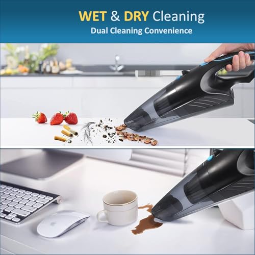 Vacuum Ambrint: Ambrint Handheld Vacuum Cordless – Side View