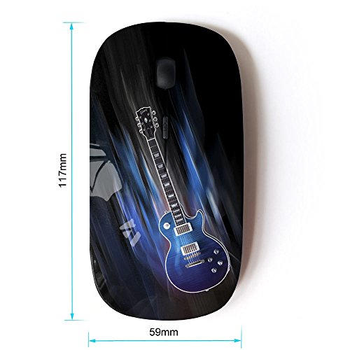 Graphic4You Electric: Ergonomic Wireless Mouse with Nano – Side View