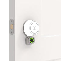 Lockly Access Touch, 3D Biometric Fingerprint Sensor, Retrofit Smart Lock, Turn Any Deadbolt Into a Smart Lock (Satin Nickel)