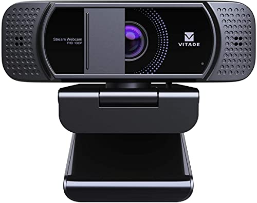 Web Cam: VITADE 1080P HD Webcam with Microphone – Front View