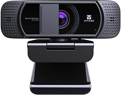 Web Cam: VITADE 1080P HD Webcam with Microphone – Front View