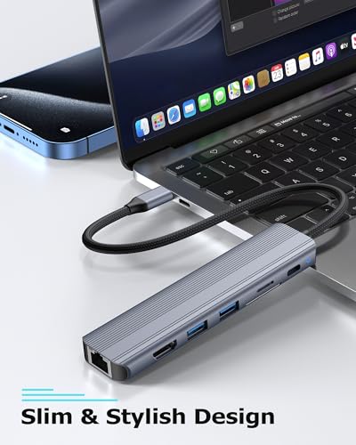 Ethernet Glomtheia: Glomtheia USB C Hub Ethernet HDMI – Feature Highlight