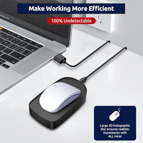 Mouse Infotop: INFOTOP Mouse Jiggler Undetectable Mouse – Back View