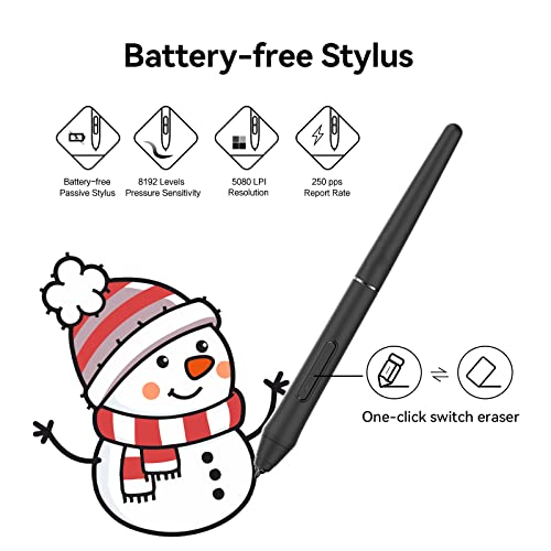 PNBOO PN640: Professional Drawing Tablet 8192 Pressure – Close-up Detail