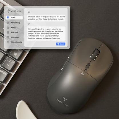 Mouse Voice: Virtusx Jethro V1 AI Mouse – Additional Angle