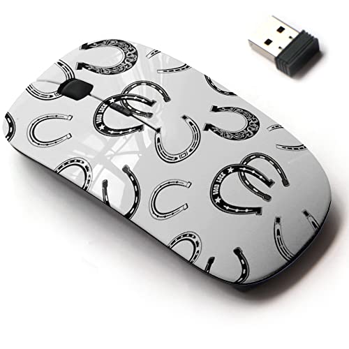 2.4G Wireless Mouse with Cute Pattern Design for All – Front View