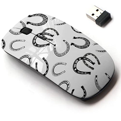 2.4G Wireless Mouse with Cute Pattern Design for All – Front View