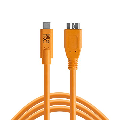 Tether Tools TetherPro USB-C to USB 3.0 Micro-B Cable – Front View