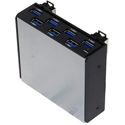 Mounting Sedna: SEDNA USB 3.1 Gen 1 7 Port DIN-Rail – Close-up Detail