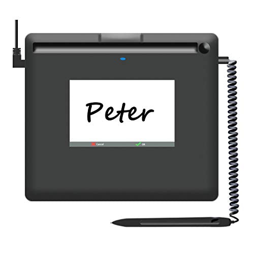 PenPower LCD Signature Pad: L398S 3.6 x 2.5 Inch Large – Front View