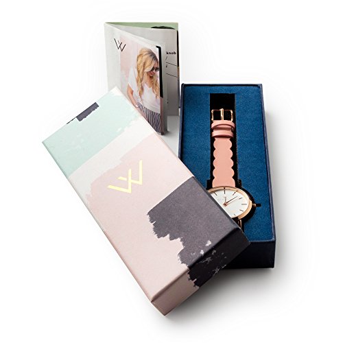 Face Watch: Wristology Roman Numerals Boyfriend Black Face – Packaging