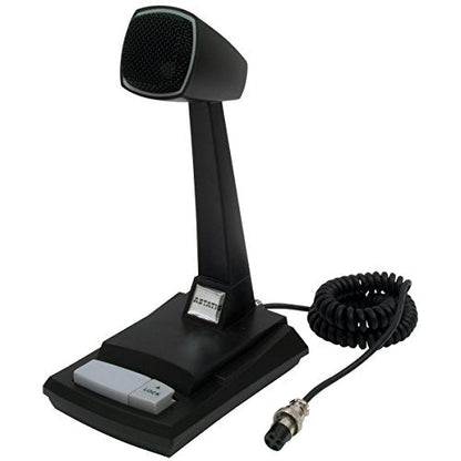 Astatic 302: Astatic 302-AST878DM CB Desk Microphone Black – Side View