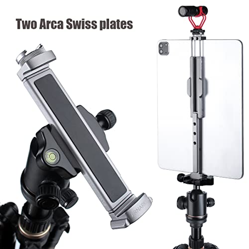 Tablet Mount: ARNARKOK Metal Tripod Mount 7-12.9in – Side View
