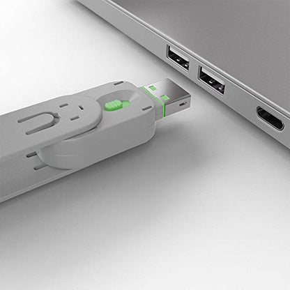 Lindy USB Port Blocker: Pack of 4 – Close-up Detail