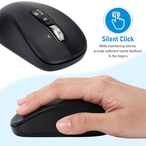 Mouse Bluetooth: Advanced Wireless Mouse with 2 Bluetooth – In Use